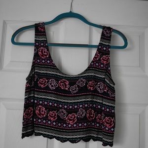 Floral crop top